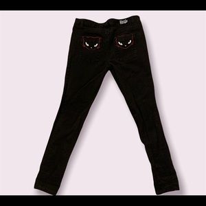 Emily the Strange Cat pocket jeans